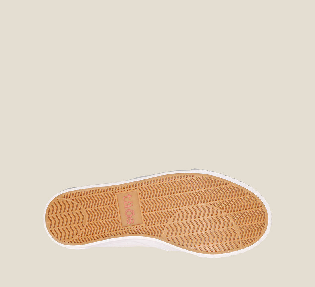 Outsole image of Double Vision White Canvas Shoe