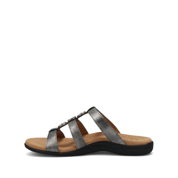 Side angle image of Taos Footwear Prize 4 Pewter Size 8