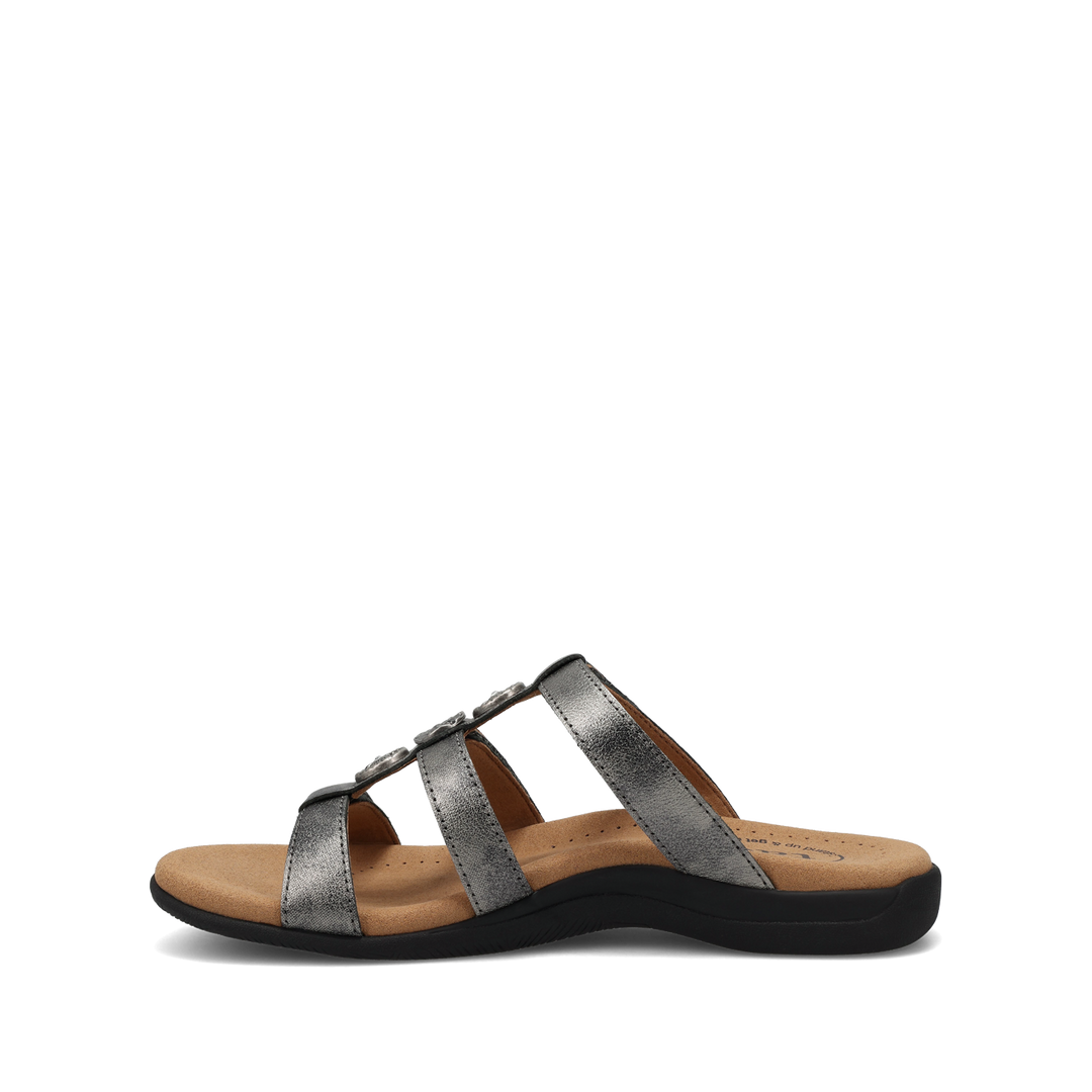 Side angle image of Taos Footwear Prize 4 Pewter Size 8
