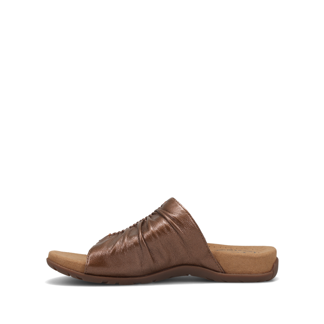 Side angle image of Taos Footwear Gift 2 Bronze Size 6