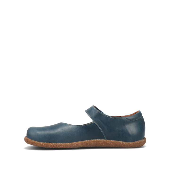 Instep Image of Ultimate Petrol Blue Leather Size 38