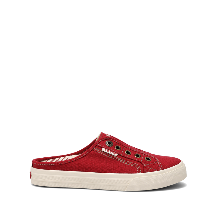 Side angle image of Taos Footwear Ez Soul Red Size 6