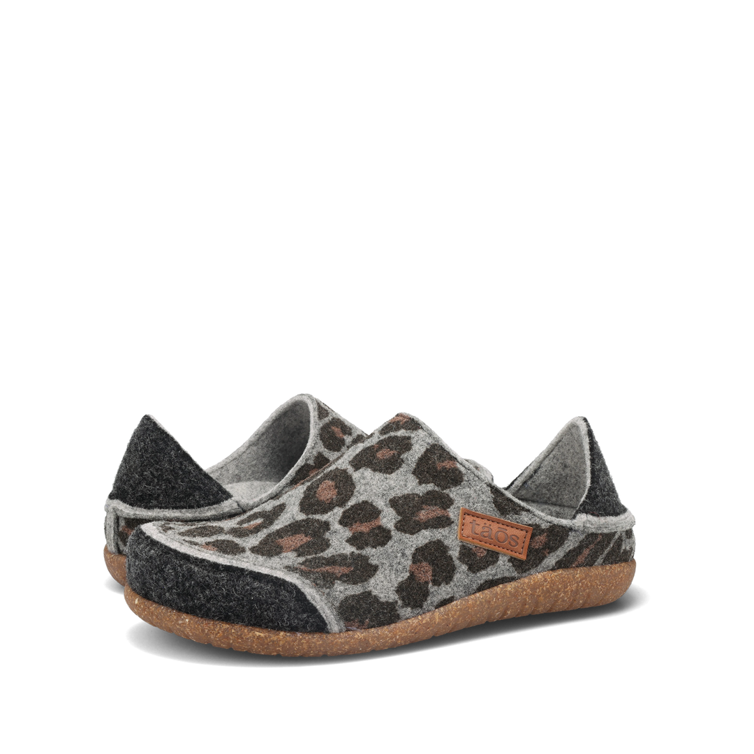 Pair Image of Convertawool Charcoal Leopard Wool 36