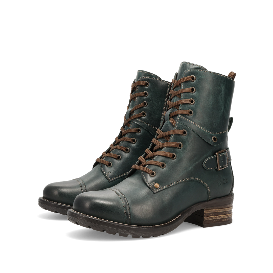 Pair shot image of Crave Teal Green Vintage Leather Size 36