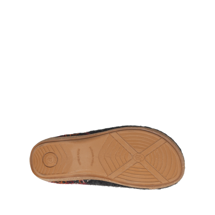 Outsole Image of Woolflower Charcoal Size 37