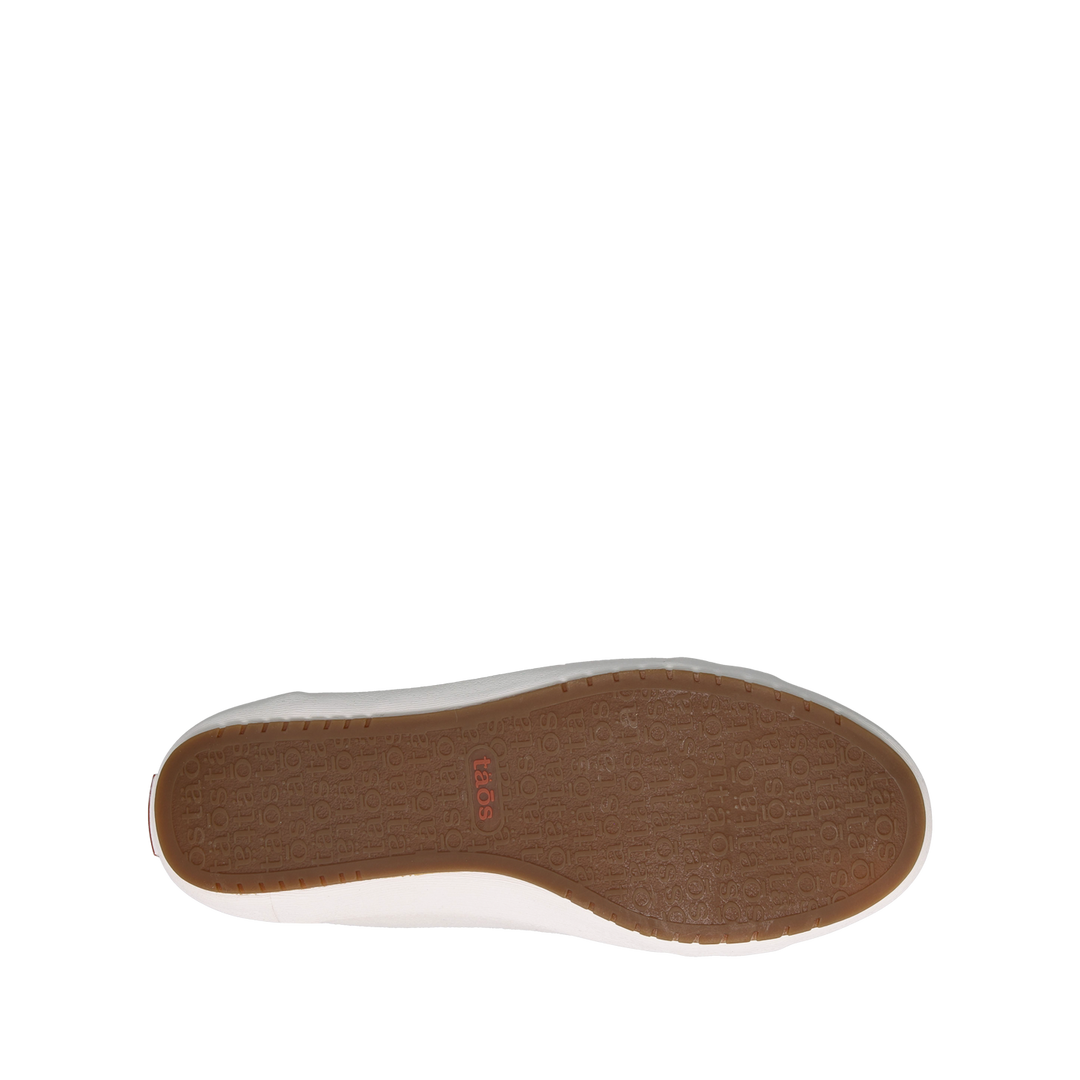 Outsole image of Taos Footwear Star White/White Size 5