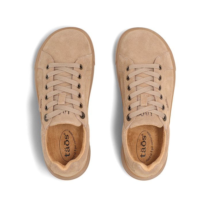 Top down image of Champ Oat Suede Size 6