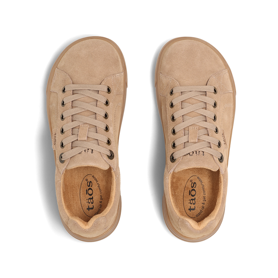 Top down image of Champ Oat Suede Size 6