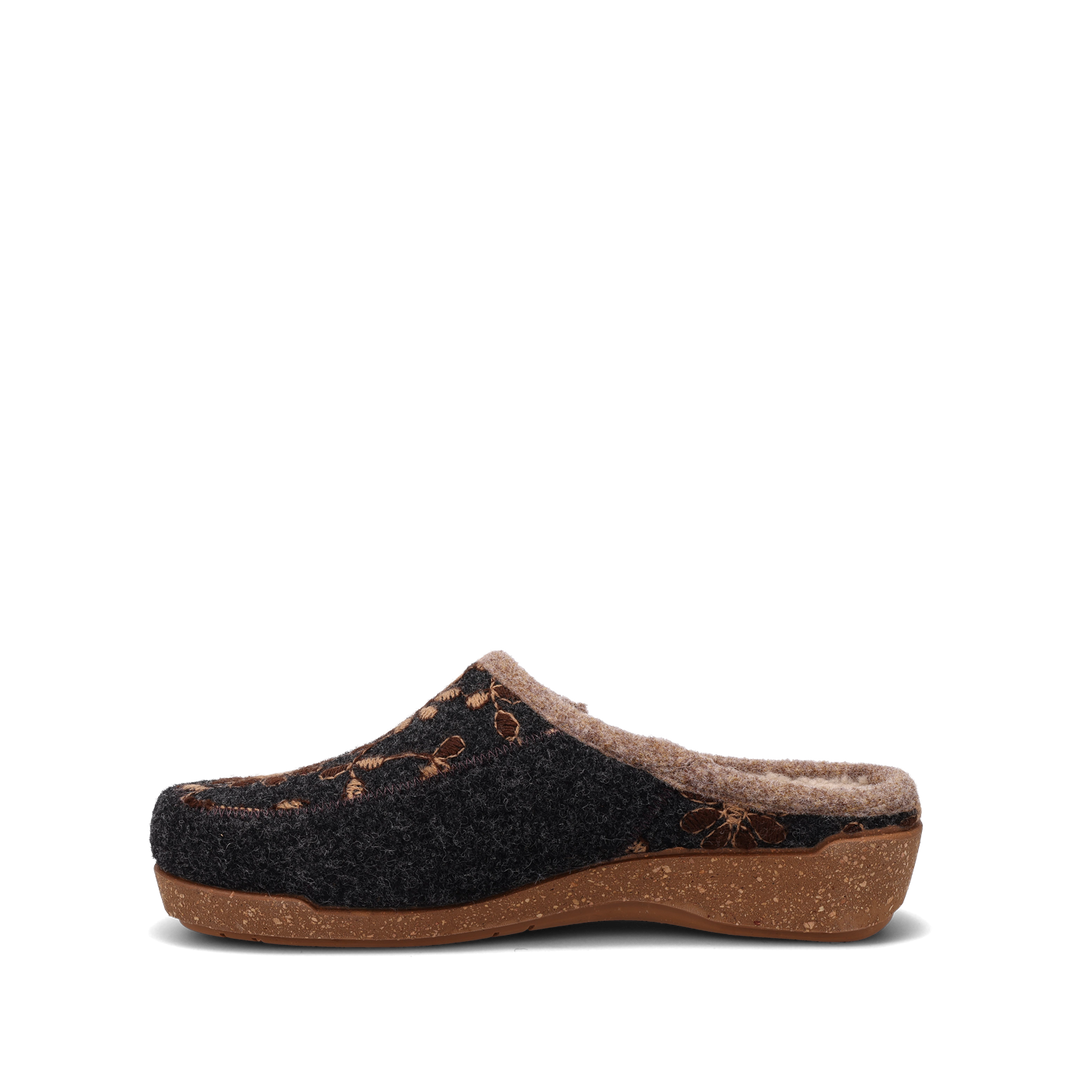 Side angle image of Taos Footwear Woolderness 2 Charcoal Size 36