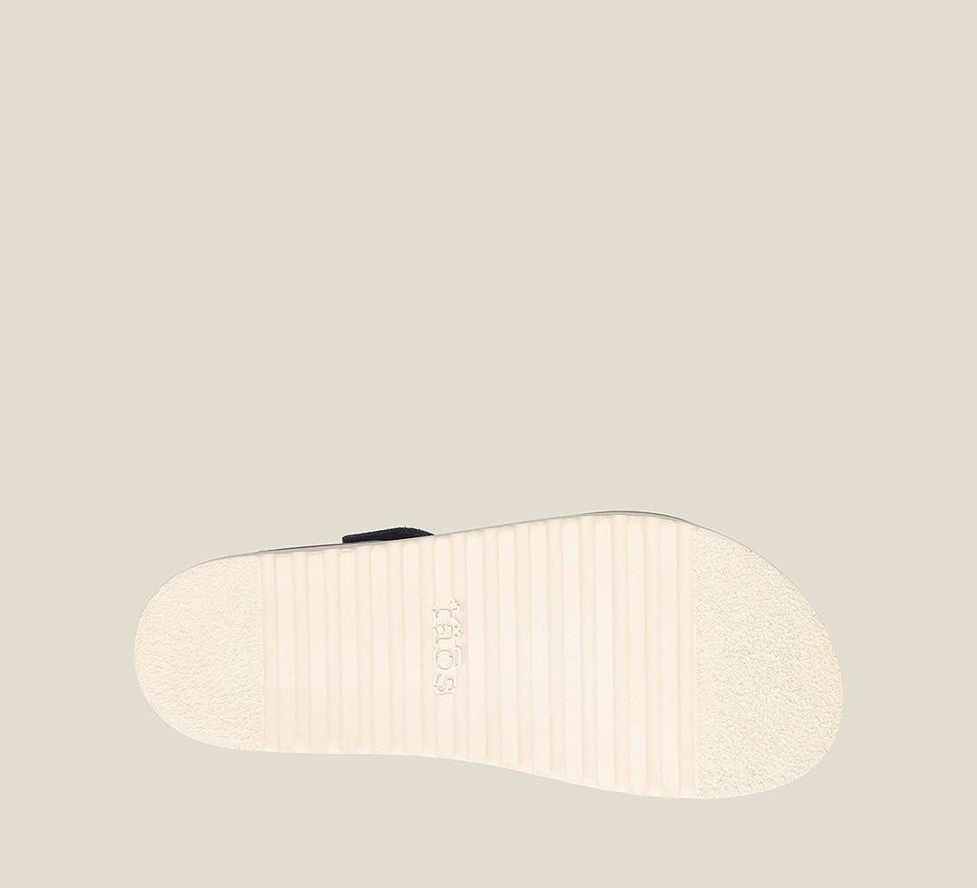Outsole image of Taos Footwear Sideways Dark Blue Size 42