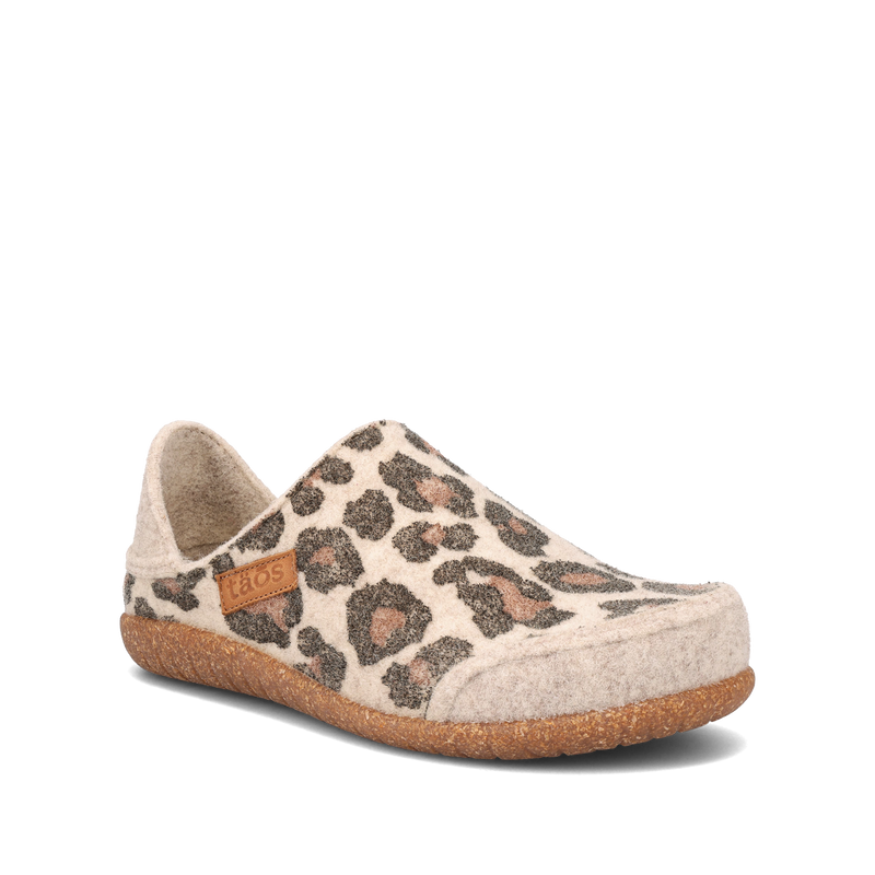 Hero image of Taos Footwear Convertawool Stone Leopard Wool Size 36