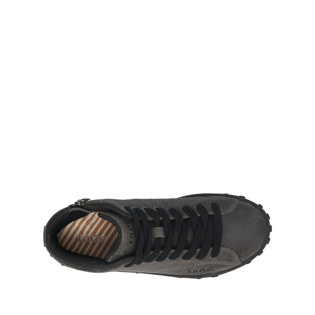 Top down Image of Trail Mix Charcoal Ruff Out Size 10