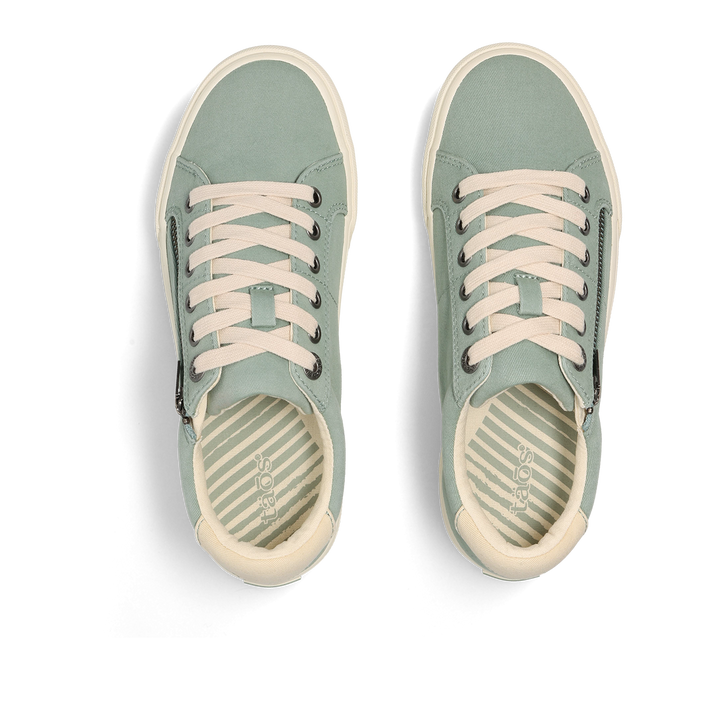 Top down image of Z Soul Spearmint/Cream Distressed 7