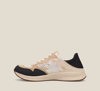 Load image into Gallery viewer, Side image of Direction Black Taupe Multi Sneakers

