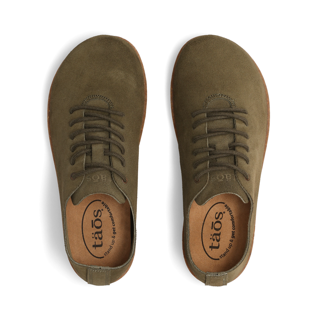 Top down Image of Foremost Olive Suede 39