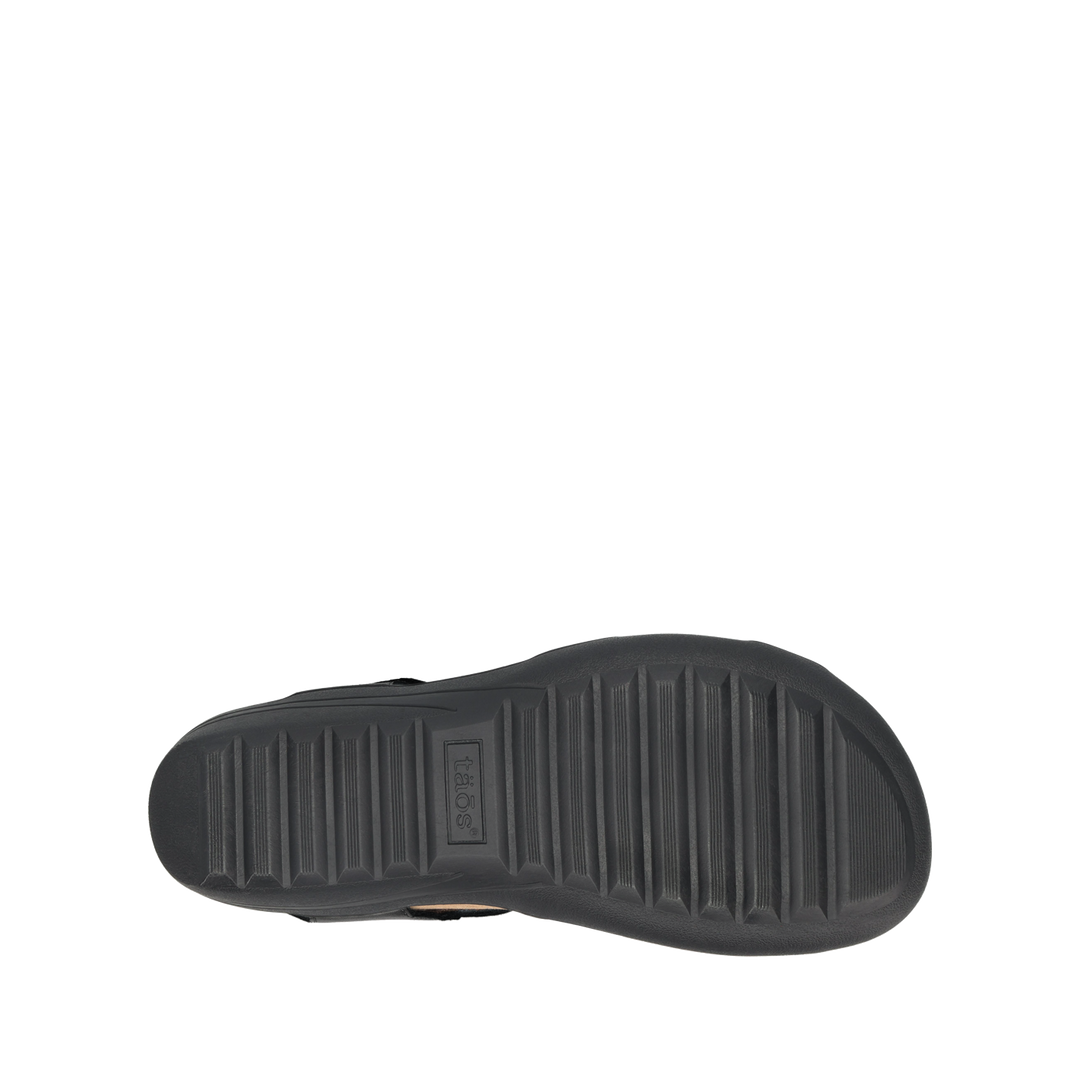 Outsole image of Taos Footwear Serene Black Size 7