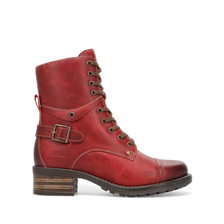 Outside image of Crave Red Vintage Leather Size 36