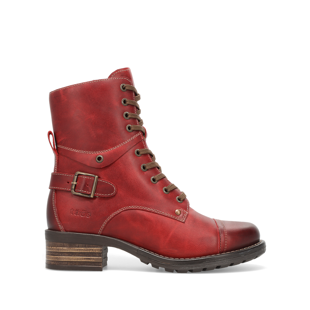 Outside image of Crave Red Vintage Leather Size 36