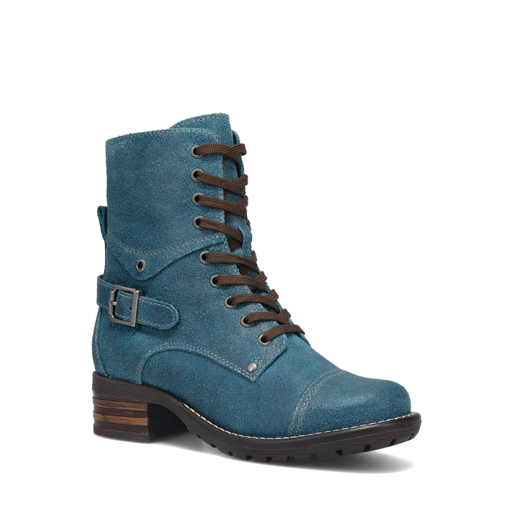 Hero Image of Crave Petrol Blue Ruff Out Size 39