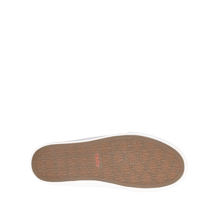 Outsole image of Taos Footwear Ez Soul White Canvas Size 6