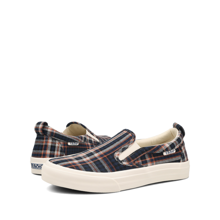 Pair Image of Rubber Soul Blue Plaid 6