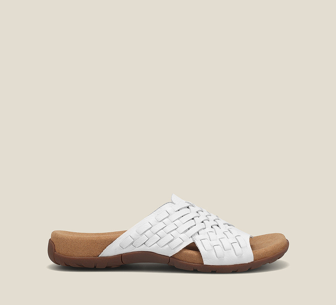 Side angle image of Taos Footwear Guru White Size 8