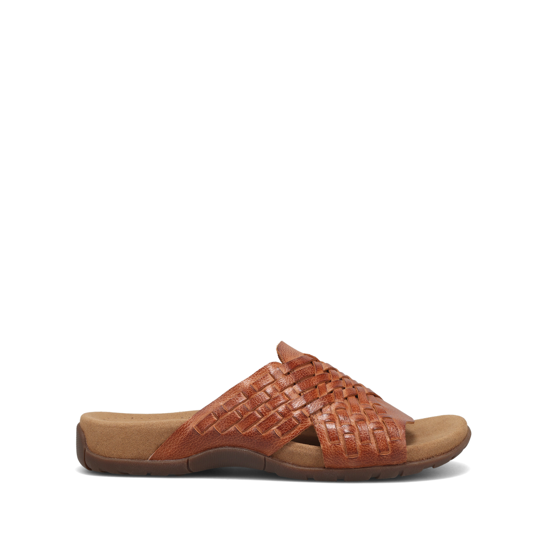 Side angle image of Taos Footwear Guru Honey Size 6