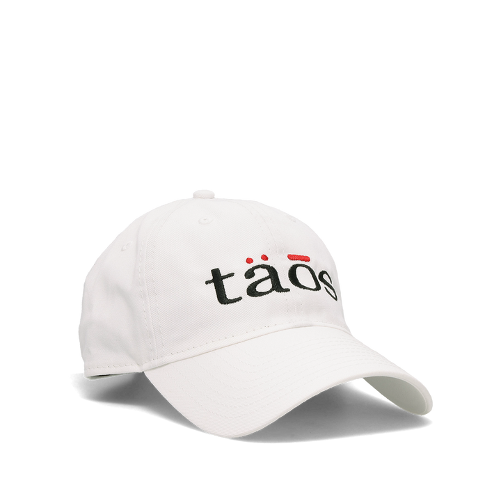 Outside Image of Hat with Embroidery White One Size