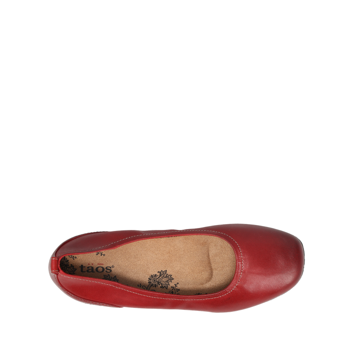 Top down Image of Chit Chat Red Size 7