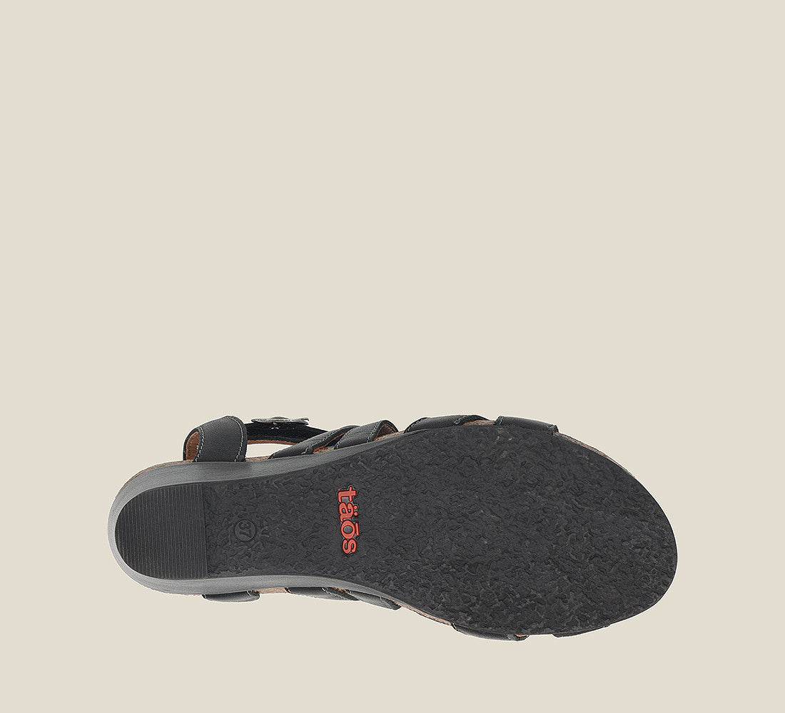 Outsole image of Taos Footwear Xcellent 2 Black Size 39