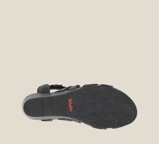 Load image into Gallery viewer, Outsole image of Taos Footwear Xcellent 2 Black Size 39
