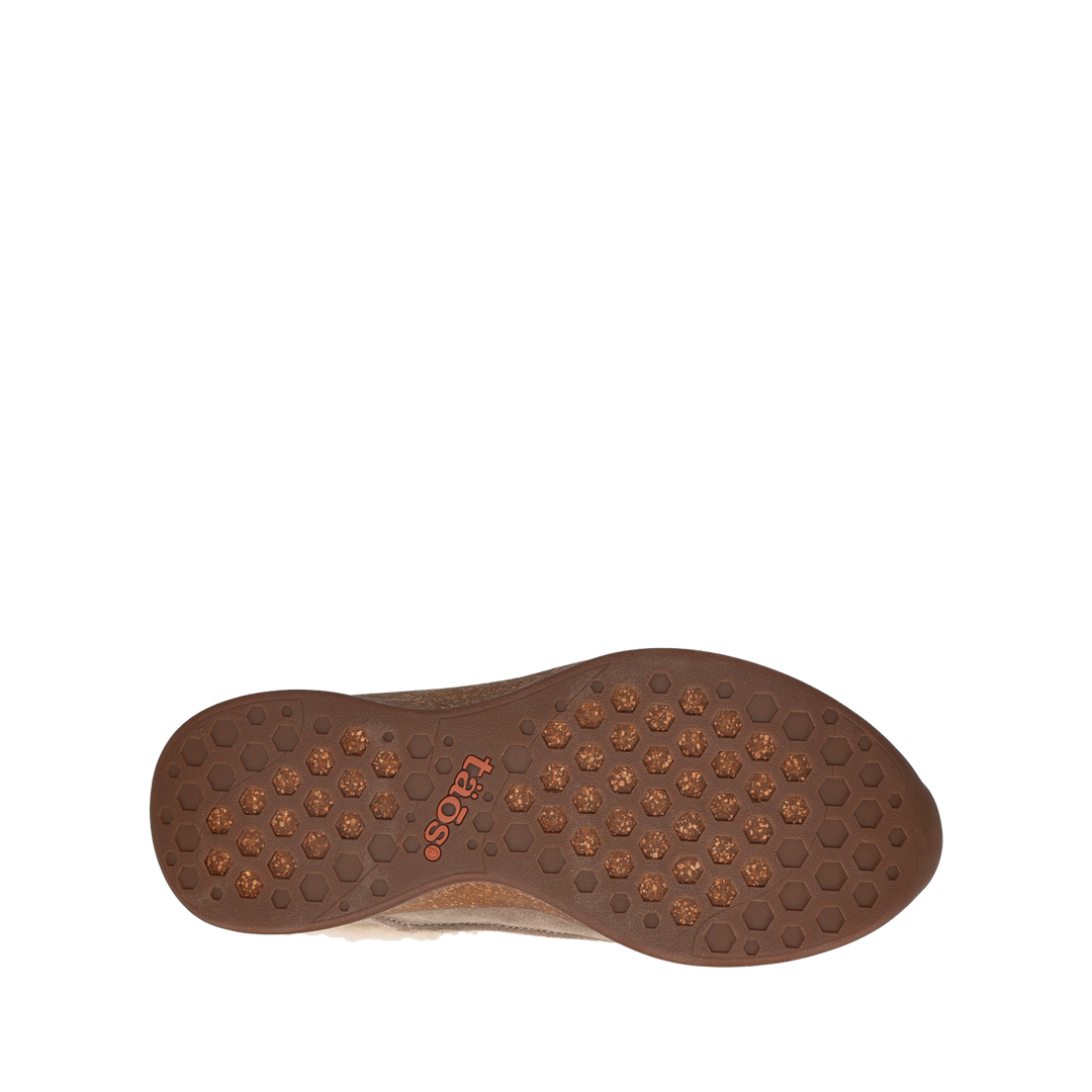 Outsole image of Taos Footwear Future Dark Taupe Suede Size 6