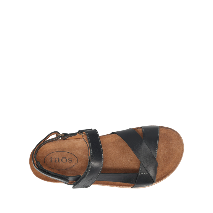 Top down image of Taos Footwear Sideways Black Size 37