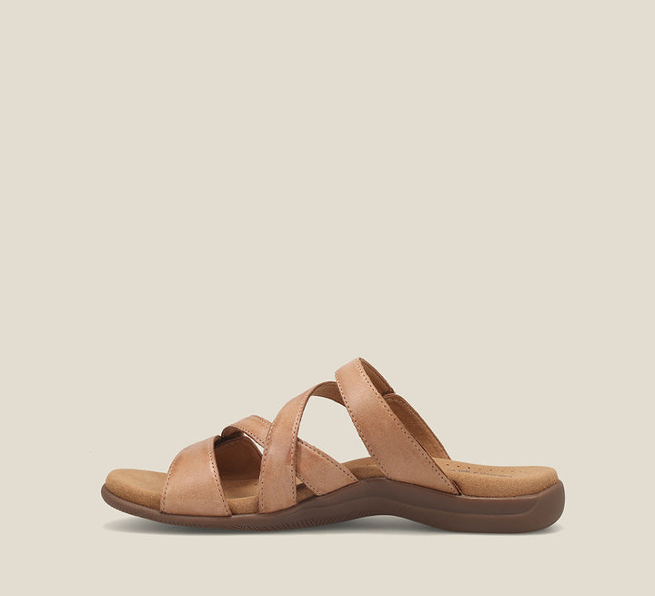 Side image of Taos Footwear Double U Tan Size 9
