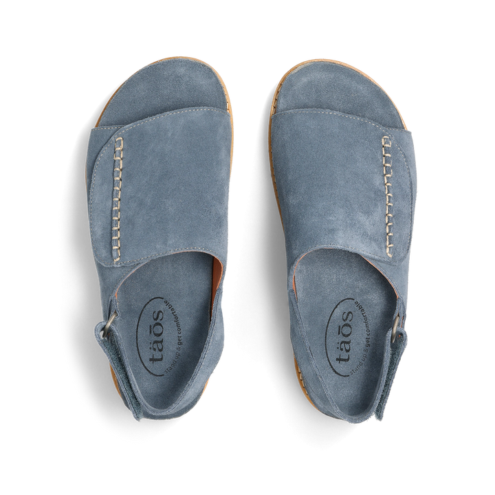 Top down image of Abstract Blue Suede 42