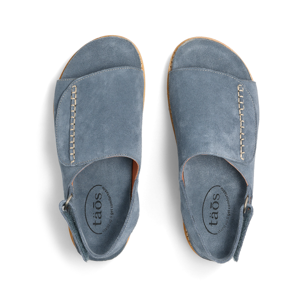 Top down image of Abstract Blue Suede 42