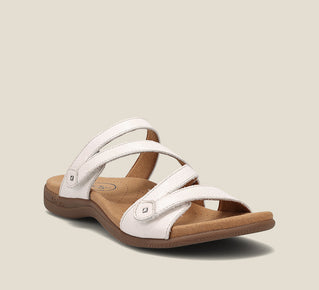 Load image into Gallery viewer, Hero image of Double U White Sandals 6
