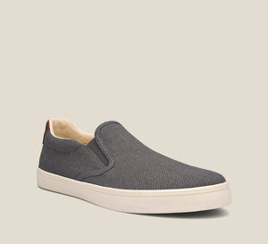 Hero image of Hutch canvas sneaker featuring a polyurethane removable footbed with rubber outsole