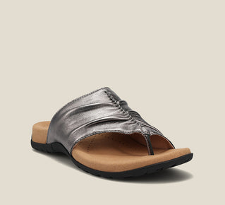 Load image into Gallery viewer, Hero image of Gift 2 Pewter Sandals 6
