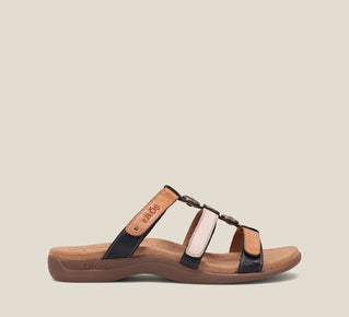 Load image into Gallery viewer, Side image of Prize 4 Tan Multi Sandals Size 6
