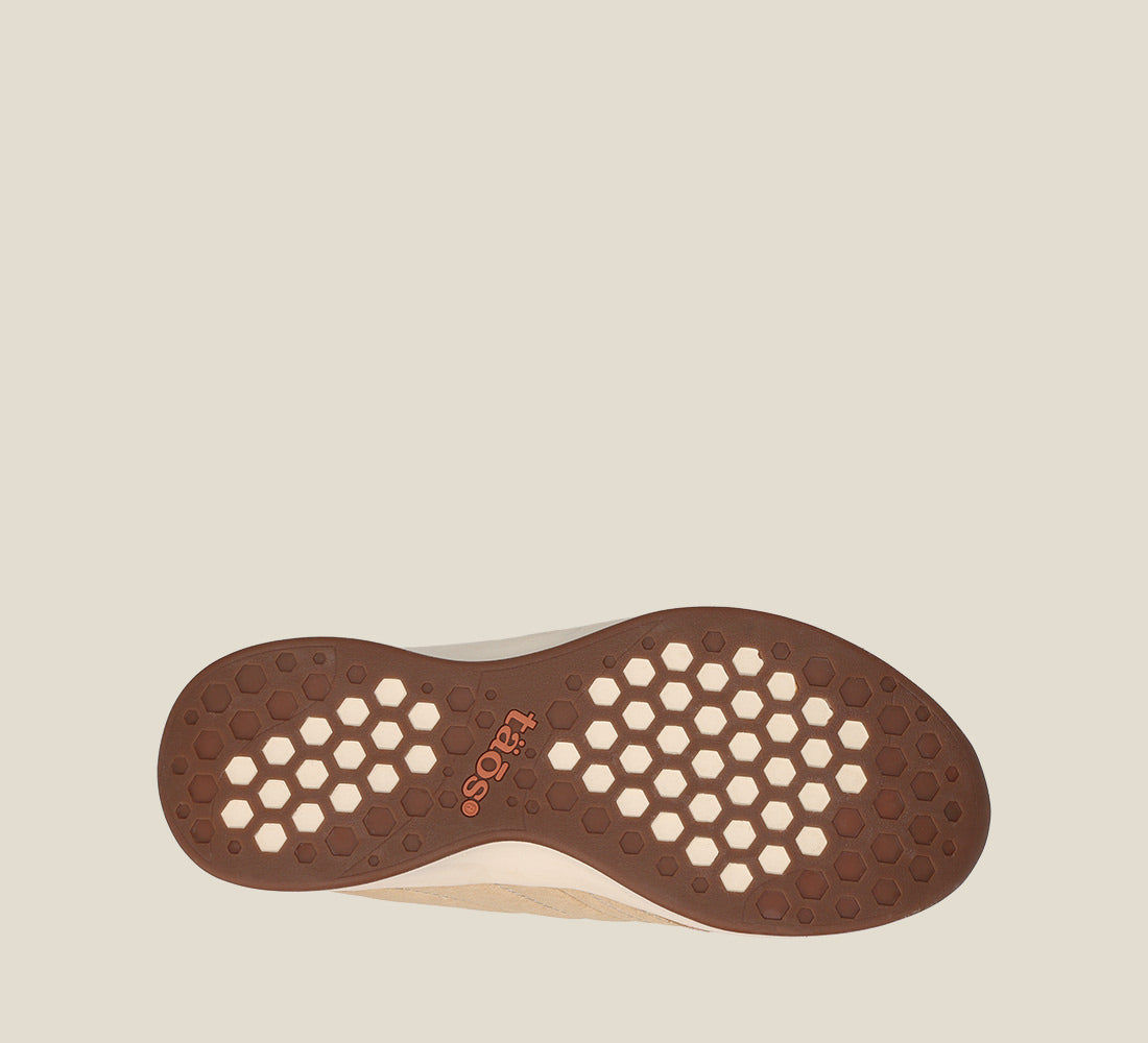 Outsole image of Right On Tan/Rosette Shoes 6