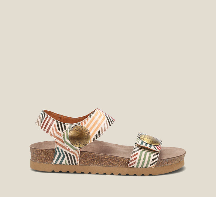 Outside image of Luckie Geometric Multi Sandals 36