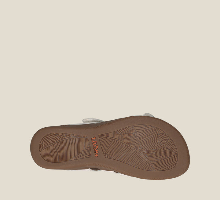 Outsole image of Double U White Sandals 6