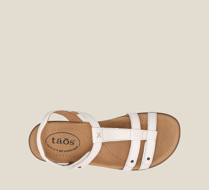 Top image of Trophy 2 White Sandals 6