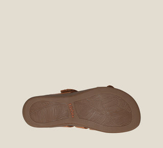 Load image into Gallery viewer, Outsole image of Double U Caramel Sandals 6
