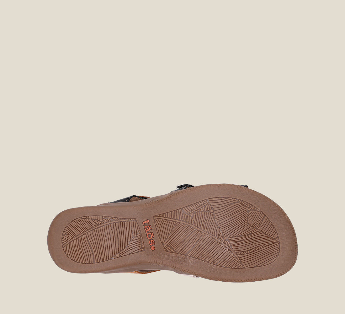 Outsole image of Prize 4 Tan Multi Sandals Size 6