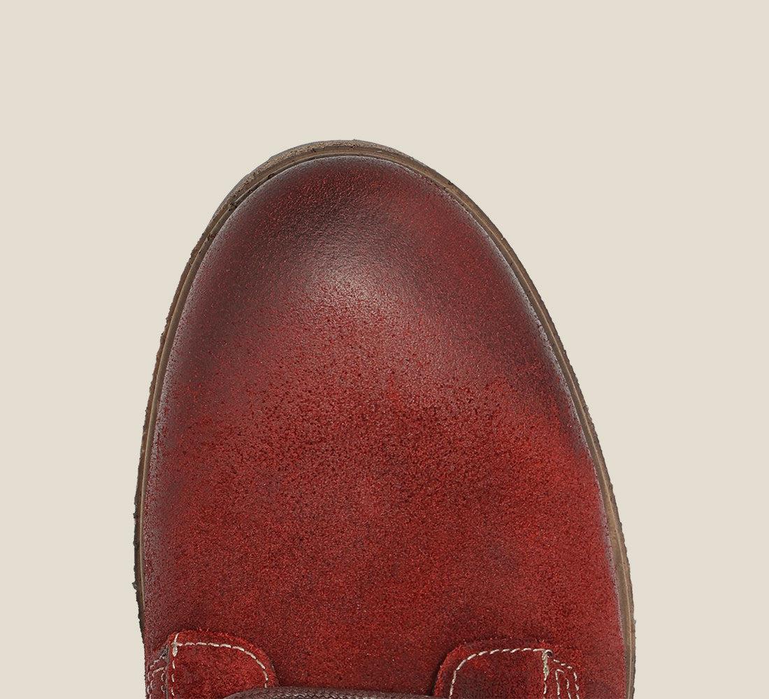top image of MainStreet Garnet Rugged boots with laces and rubber outsole