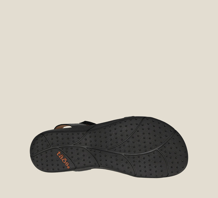Outsole image of Trophy 2 Black Sandals 6