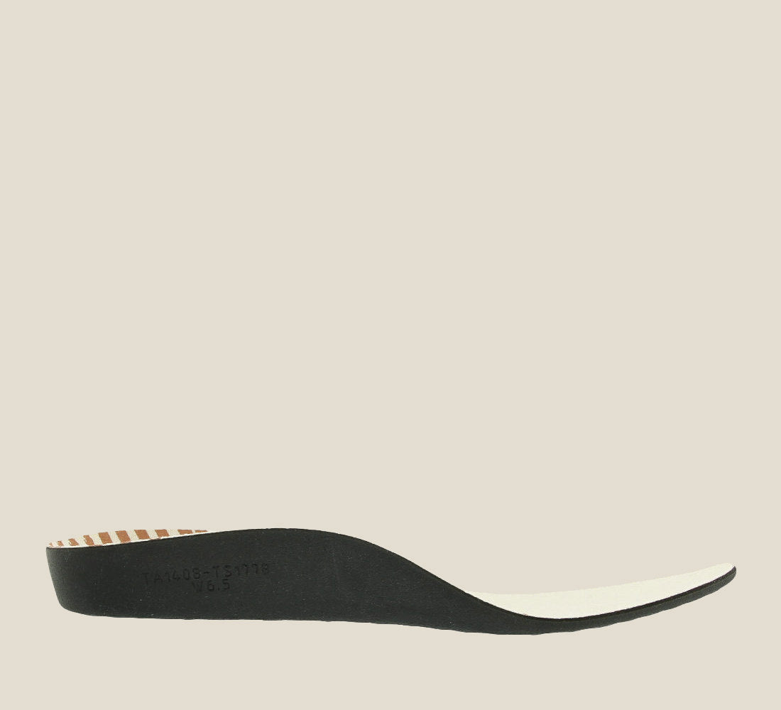 Outside angle of Active Footbed Natrual footbed insole sepcifically for our active category sneakers - size 5