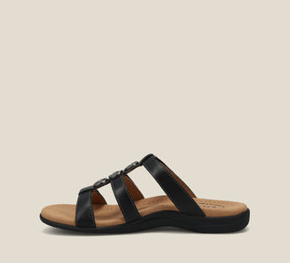 Load image into Gallery viewer, Instep image of Prize 4 Black Sandals 6
